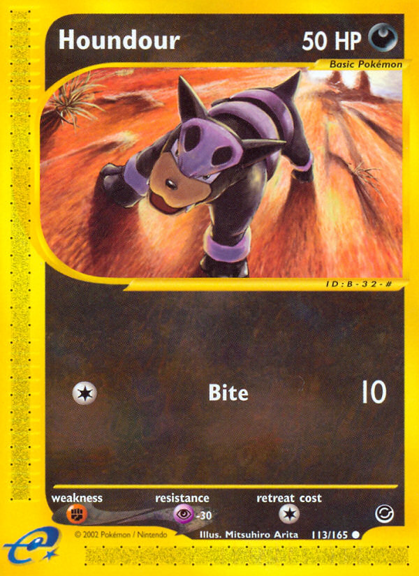 Houndour (113/165) [Expedition: Base Set] | GnG Games