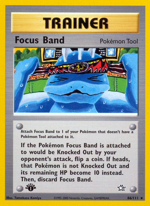 Focus Band (86/111) [Neo Genesis 1st Edition] | GnG Games