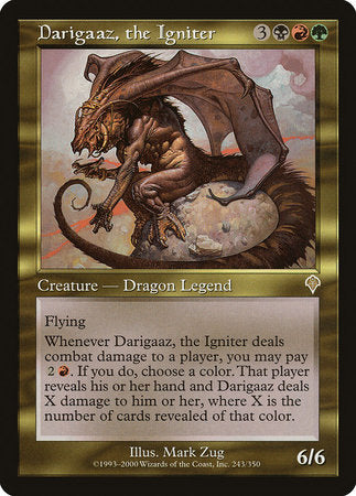 Darigaaz, the Igniter [Invasion] | GnG Games