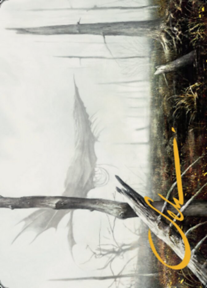 Swamp Art Card (Gold-Stamped Signature) [Dominaria United Art Series] | GnG Games