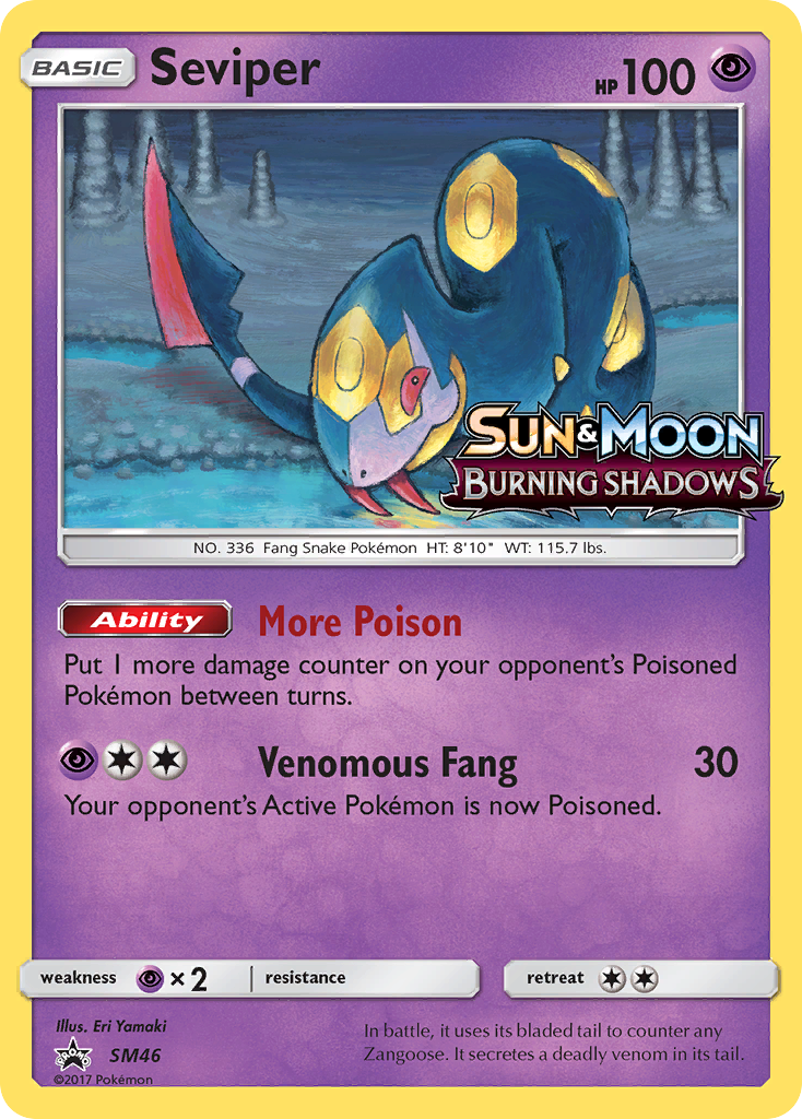 Seviper (SM46) [Sun & Moon: Black Star Promos] | GnG Games