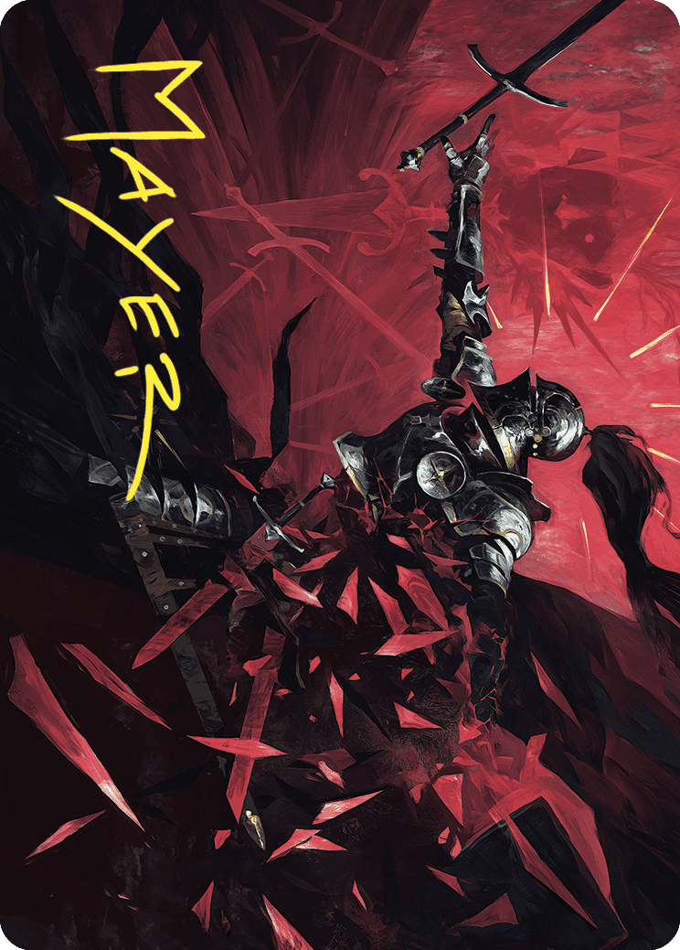 Shatter the Oath Art Card (Gold-Stamped Signature) [Wilds of Eldraine Art Series] | GnG Games