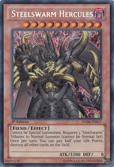 Steelswarm Hercules [HA06-EN017] Secret Rare | GnG Games