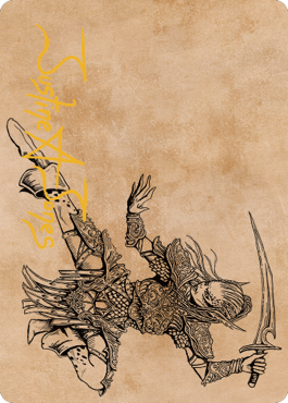 Lae'zel, Vlaakith's Champion Art Card (Gold-Stamped Signature) [Commander Legends: Battle for Baldur's Gate Art Series] | GnG Games