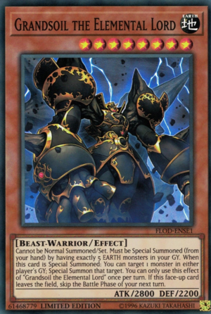 Grandsoil the Elemental Lord [FLOD-ENSE1] Super Rare | GnG Games