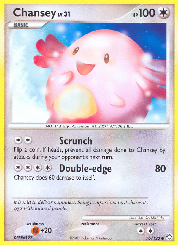 Chansey (76/123) [Diamond & Pearl: Mysterious Treasures] | GnG Games