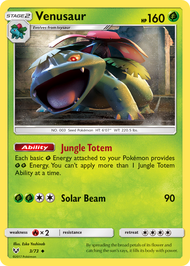 Venusaur (3/73) [Sun & Moon: Shining Legends] | GnG Games