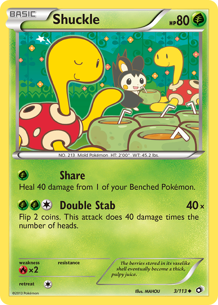 Shuckle (3/113) [Black & White: Legendary Treasures] | GnG Games