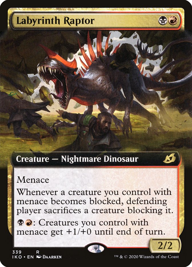 Labyrinth Raptor (Extended Art) [Ikoria: Lair of Behemoths] | GnG Games