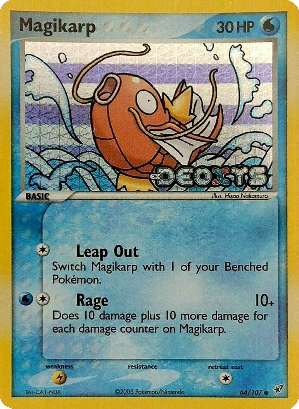 Magikarp (64/107) (Stamped) [EX: Deoxys] | GnG Games