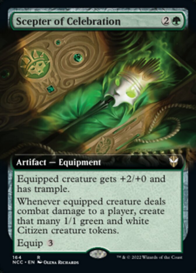 Scepter of Celebration (Extended Art) [Streets of New Capenna Commander] | GnG Games