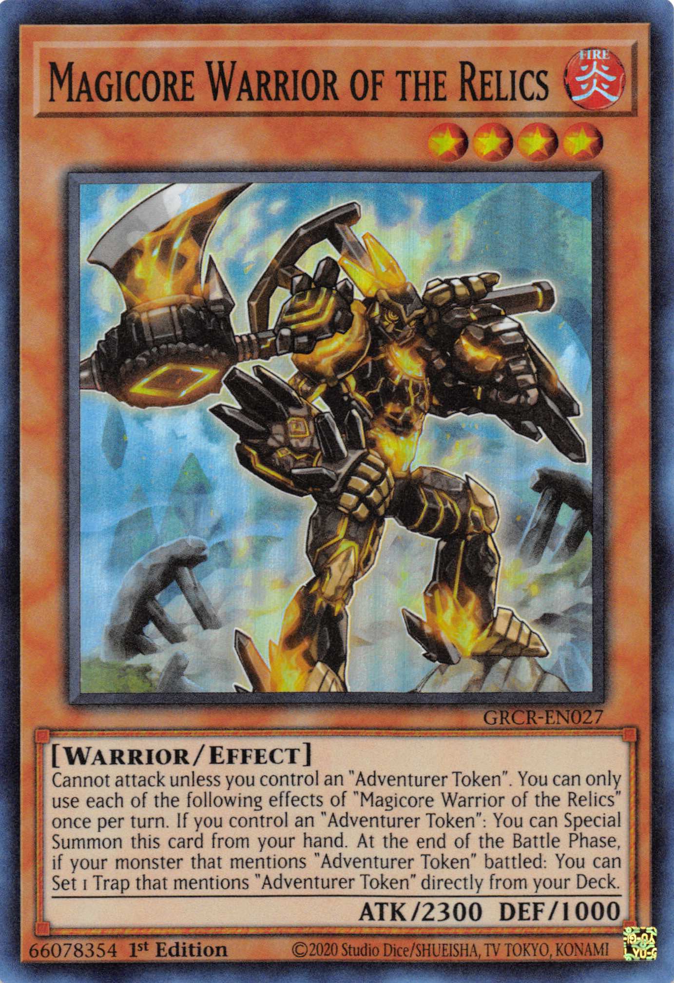 Magicore Warrior of the Relics [GRCR-EN027] Super Rare | GnG Games