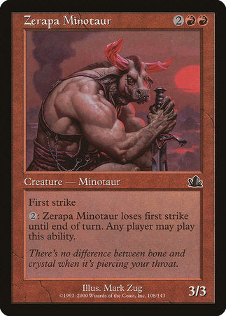 Zerapa Minotaur [Prophecy] | GnG Games