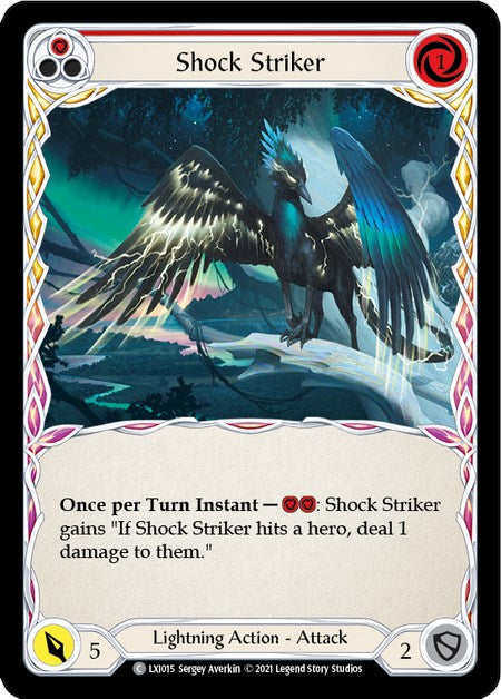 Shock Striker (Red) [LXI015] (Tales of Aria Lexi Blitz Deck)  1st Edition Normal | GnG Games