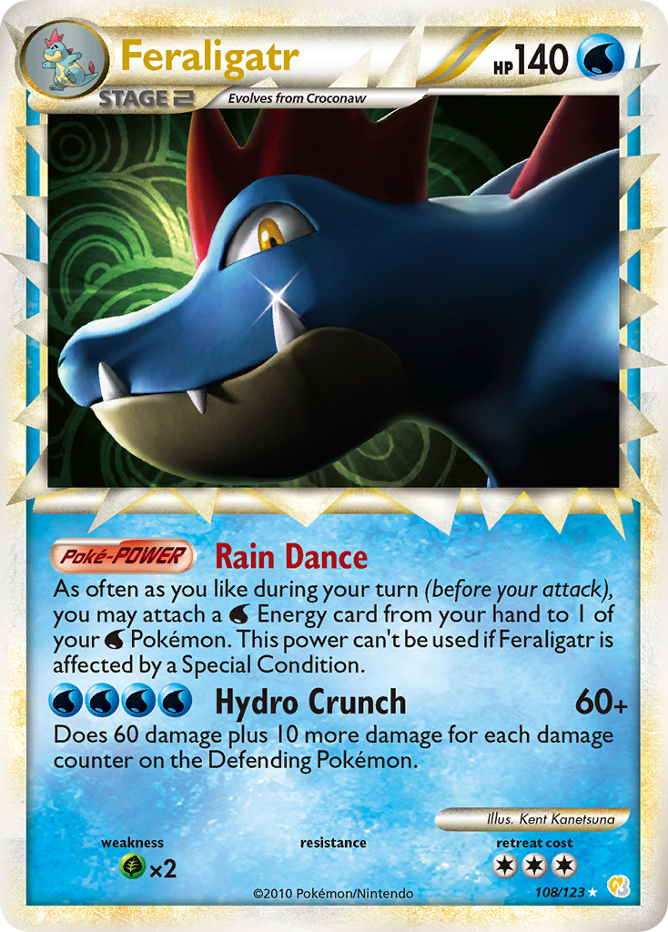 Feraligatr (108/123) [HeartGold & SoulSilver: Base Set] | GnG Games