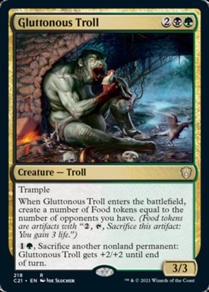 Gluttonous Troll [Commander 2021] | GnG Games