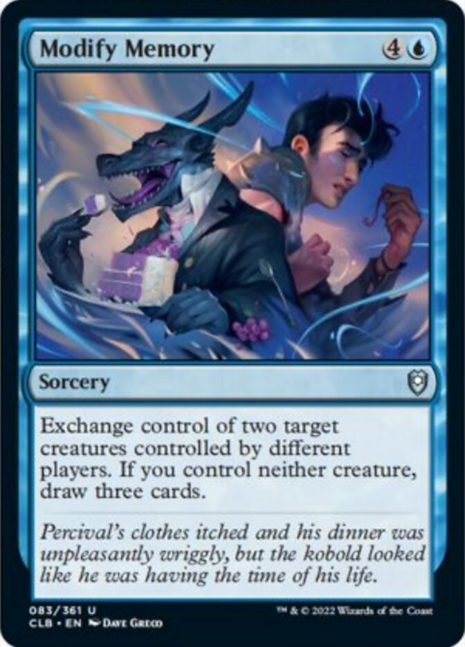 Modify Memory [Commander Legends: Battle for Baldur's Gate] | GnG Games