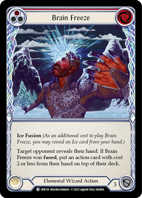 Brain Freeze (Red) [UPR116] (Uprising)  Rainbow Foil | GnG Games