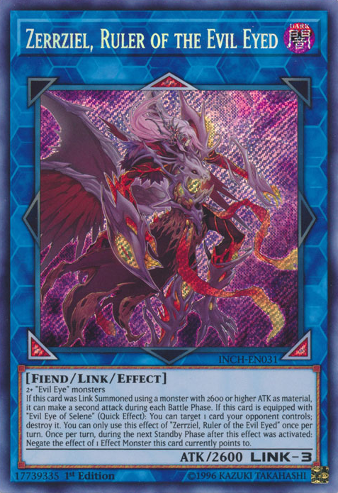 Zerrziel, Ruler of the Evil Eyed [INCH-EN031] Secret Rare | GnG Games