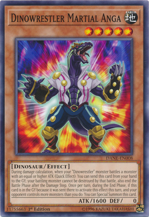 Dinowrestler Martial Anga [DANE-EN008] Common | GnG Games