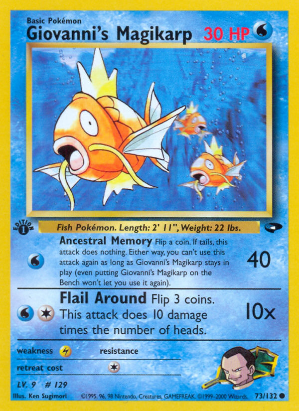 Giovanni's Magikarp (73/132) [Gym Challenge 1st Edition] | GnG Games