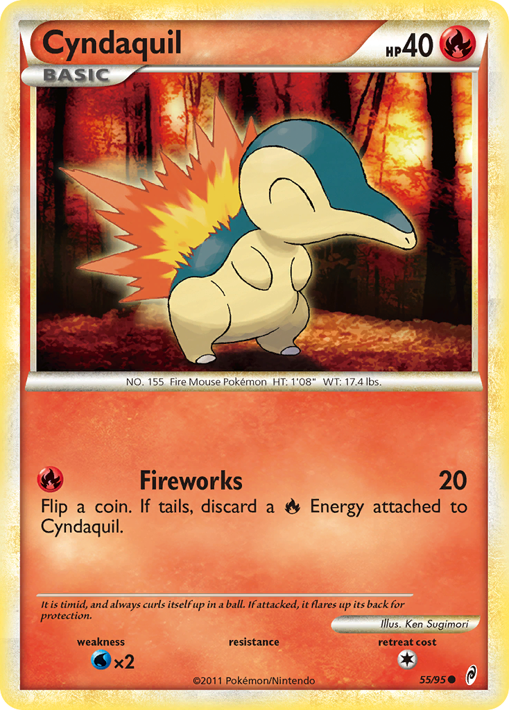 Cyndaquil (55/95) [HeartGold & SoulSilver: Call of Legends] | GnG Games