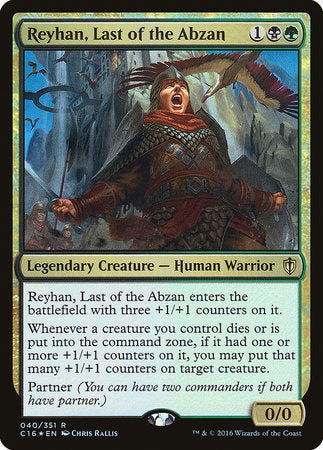 Reyhan, Last of the Abzan [Commander 2016] | GnG Games