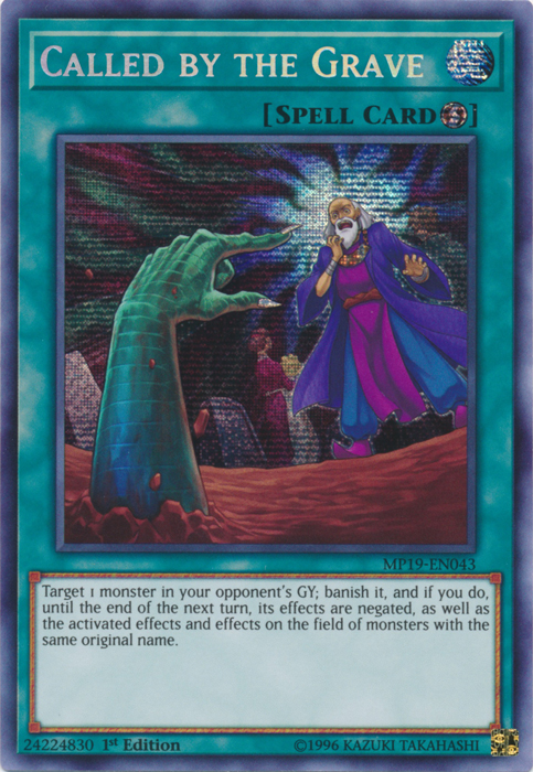 Called by the Grave [MP19-EN043] Prismatic Secret Rare | GnG Games