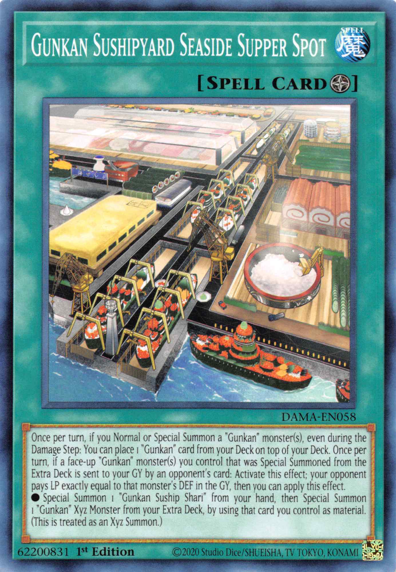 Gunkan Sushipyard Seaside Supper Spot [DAMA-EN058] Common | GnG Games