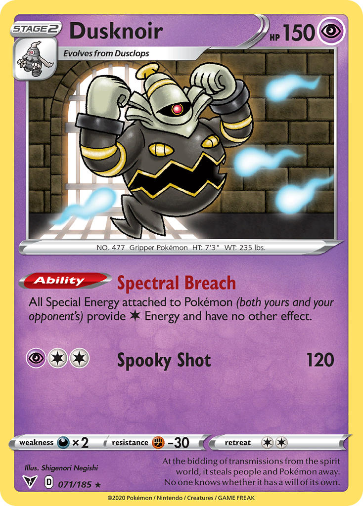 Dusknoir (071/185) [Sword & Shield: Vivid Voltage] | GnG Games