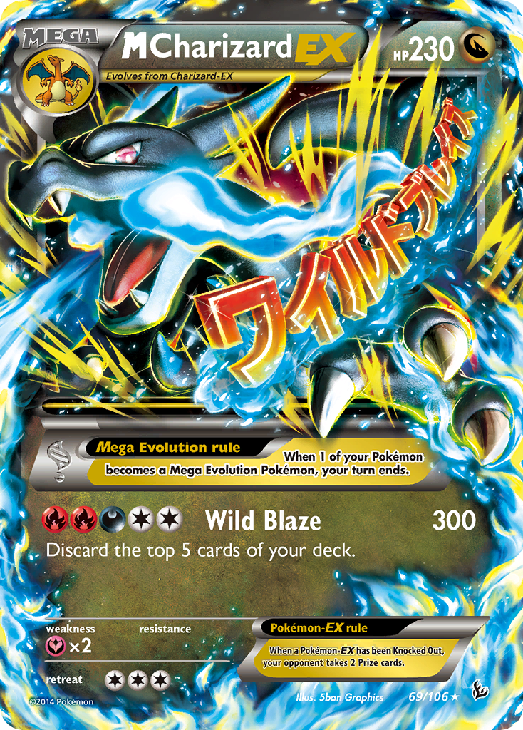 M Charizard EX (69/106) [XY: Flashfire] | GnG Games