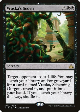 Vraska's Scorn [Rivals of Ixalan] | GnG Games