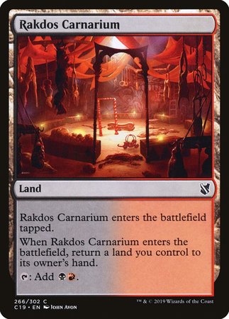 Rakdos Carnarium [Commander 2019] | GnG Games