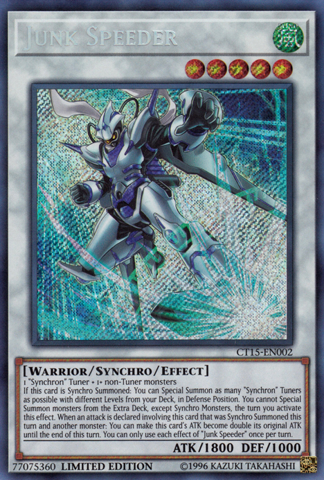 Junk Speeder [CT15-EN002] Secret Rare | GnG Games