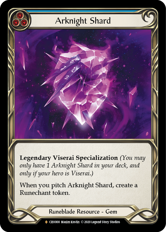 Arknight Shard [CRU000] 1st Edition Cold Foil | GnG Games