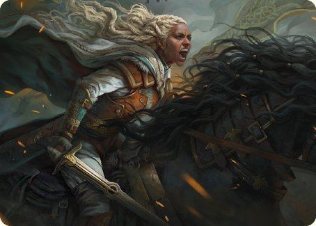 Eowyn, Fearless Knight Art Card [The Lord of the Rings: Tales of Middle-earth Art Series] | GnG Games