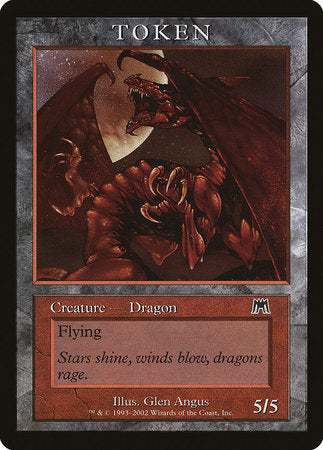 Dragon Token (Onslaught) [Magic Player Rewards 2002] | GnG Games