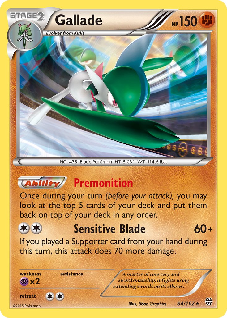 Gallade (84/162) (Cosmos Holo) (Blister Exclusive) [XY: BREAKthrough] | GnG Games