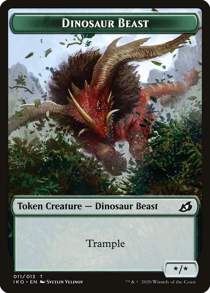 Dinosaur Beast Token [Ikoria: Lair of Behemoths] | GnG Games