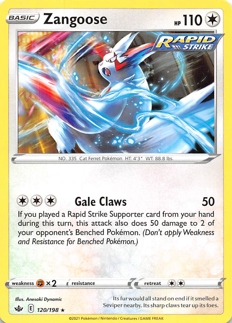 Zangoose (120/198) [Sword & Shield: Chilling Reign] | GnG Games