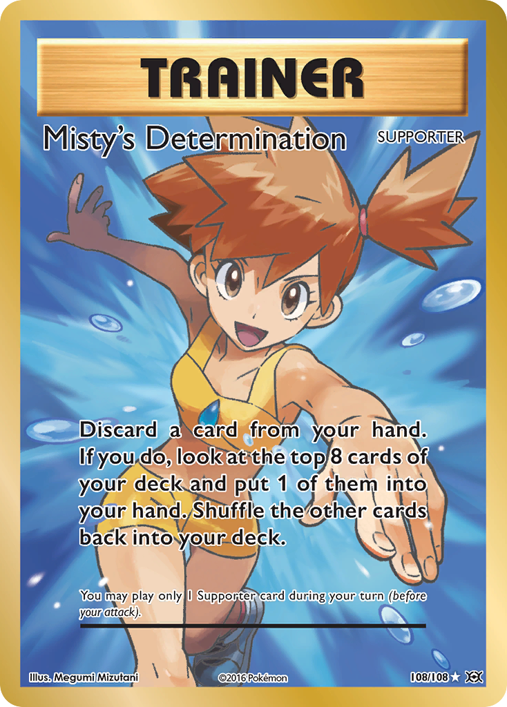 Misty's Determination (108/108) [XY: Evolutions] | GnG Games