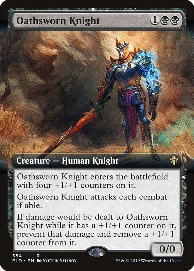 Oathsworn Knight (Extended Art) [Throne of Eldraine] | GnG Games