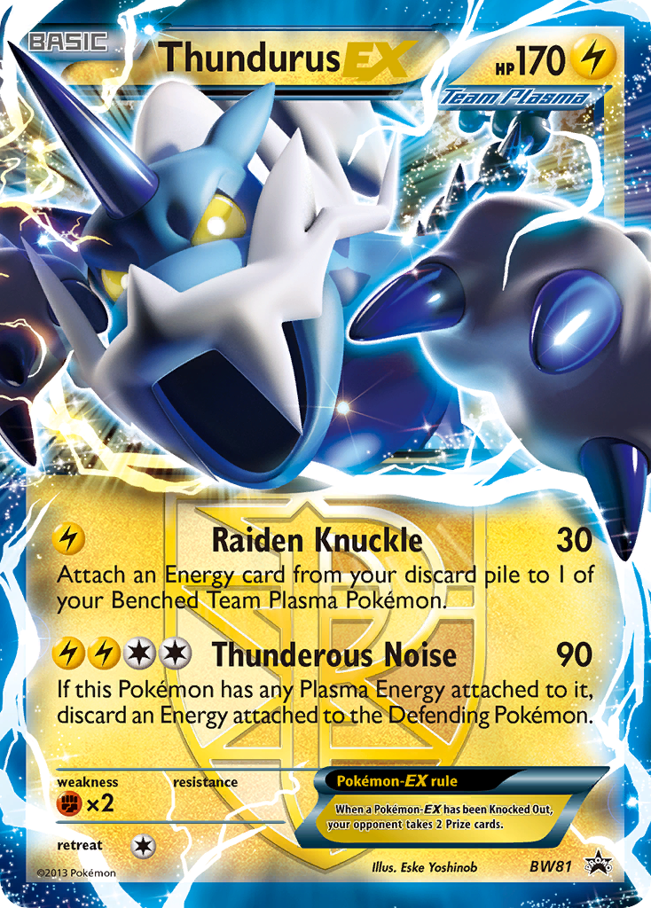 Thundurus EX (BW81) [Black & White: Black Star Promos] | GnG Games