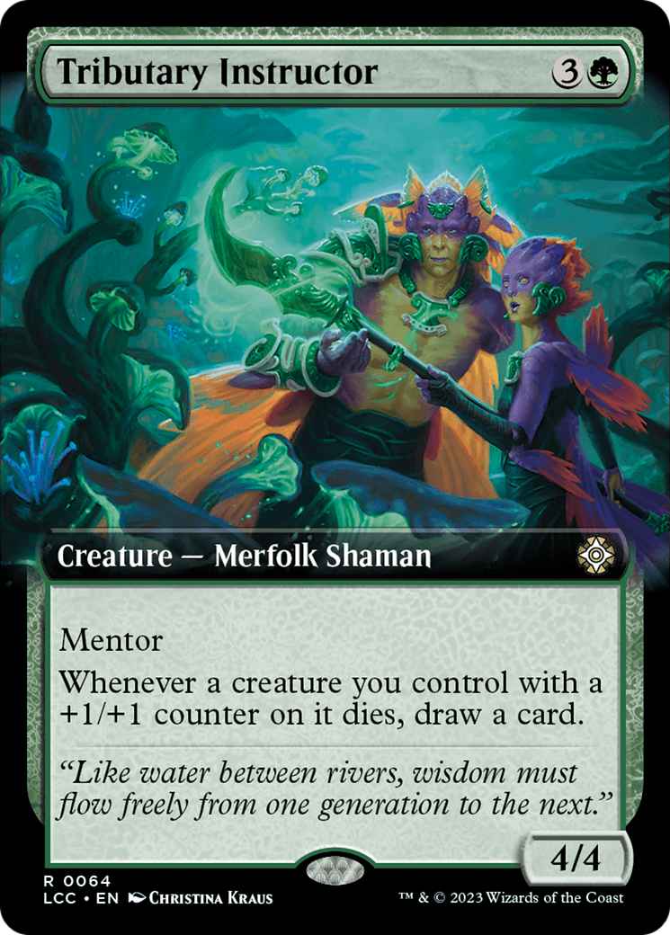 Tributary Instructor (Extended Art) [The Lost Caverns of Ixalan Commander] | GnG Games