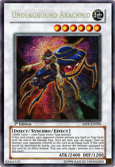 Underground Arachnid [ABPF-EN096] Secret Rare | GnG Games