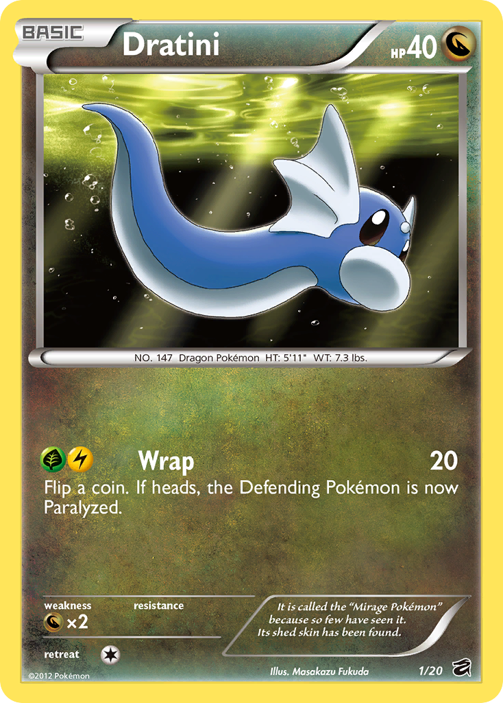 Dratini (1/20) [Black & White: Dragon Vault] | GnG Games