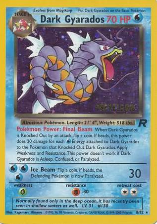 Dark Gyarados (8/82) (Prerelease Promo) [Team Rocket Unlimited] | GnG Games