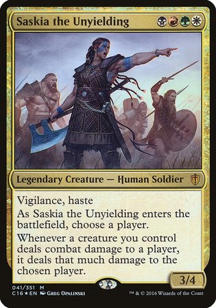 Saskia the Unyielding (Commander 2016) [Commander 2016 Oversized] | GnG Games