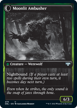 Oakshade Stalker // Moonlit Ambusher [Innistrad: Double Feature] | GnG Games