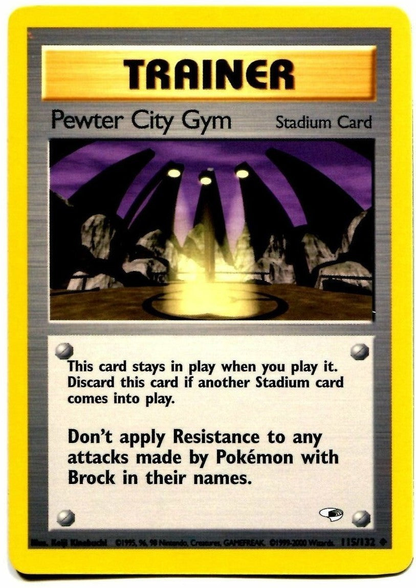 Pewter City Gym (115/132) [Gym Heroes Unlimited] | GnG Games